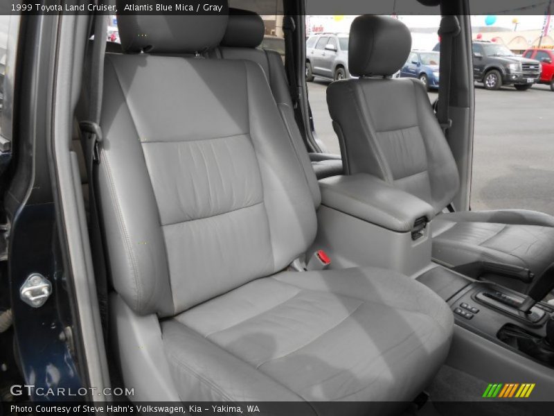 Atlantis Blue Mica / Gray 1999 Toyota Land Cruiser