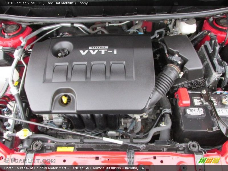  2010 Vibe 1.8L Engine - 1.8 Liter DOHC 16-Valve VVT-i 4 Cylinder