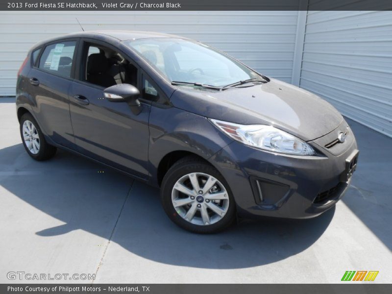 Violet Gray / Charcoal Black 2013 Ford Fiesta SE Hatchback