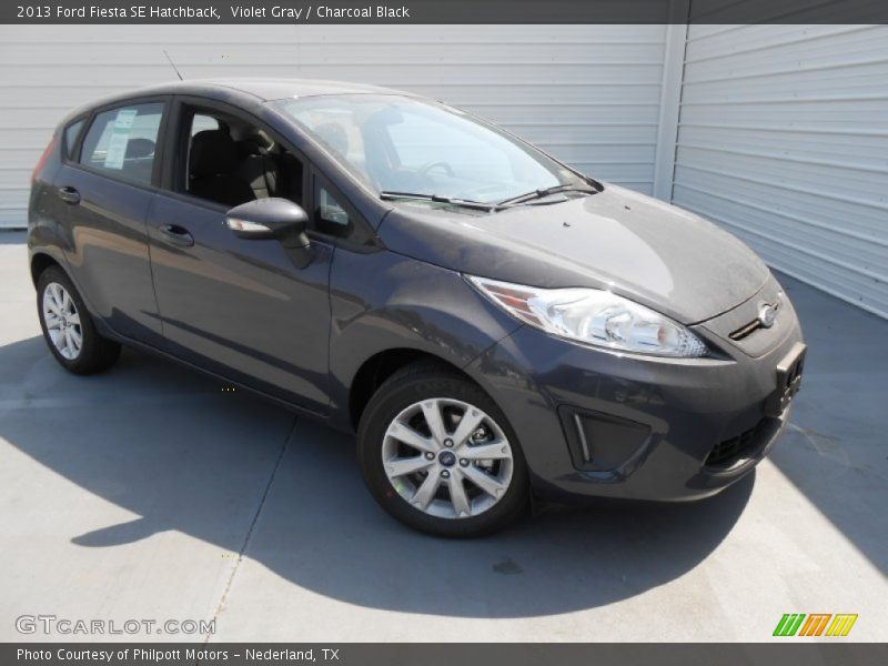Violet Gray / Charcoal Black 2013 Ford Fiesta SE Hatchback