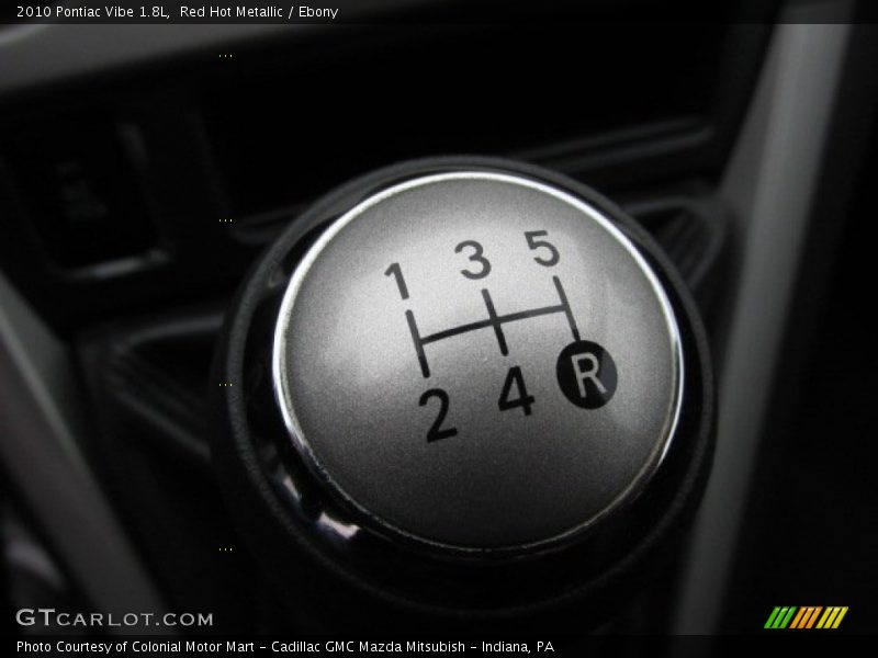  2010 Vibe 1.8L 5 Speed Manual Shifter