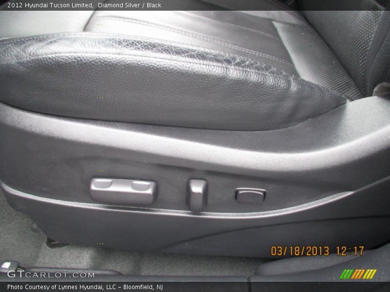 Diamond Silver / Black 2012 Hyundai Tucson Limited
