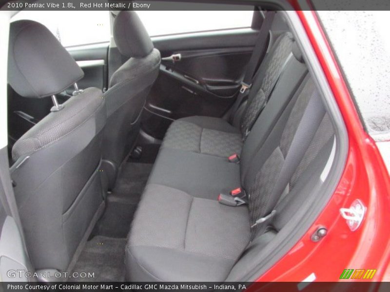 Rear Seat of 2010 Vibe 1.8L