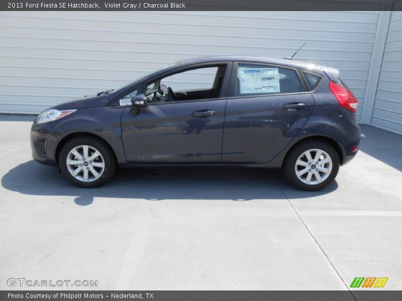 Violet Gray / Charcoal Black 2013 Ford Fiesta SE Hatchback