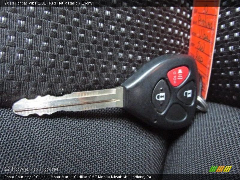 Keys of 2010 Vibe 1.8L