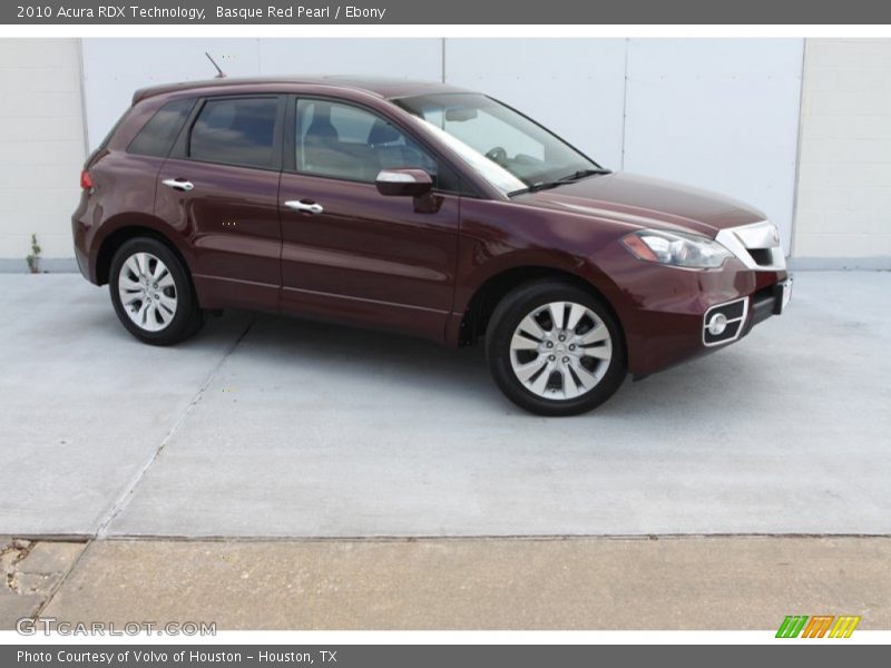 Basque Red Pearl / Ebony 2010 Acura RDX Technology