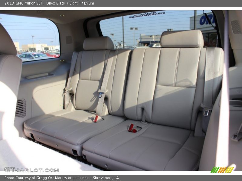 Rear Seat of 2013 Yukon SLT