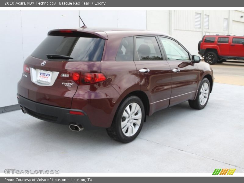 Basque Red Pearl / Ebony 2010 Acura RDX Technology
