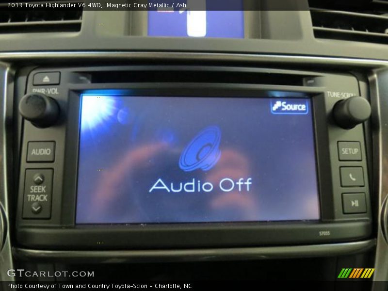 Magnetic Gray Metallic / Ash 2013 Toyota Highlander V6 4WD