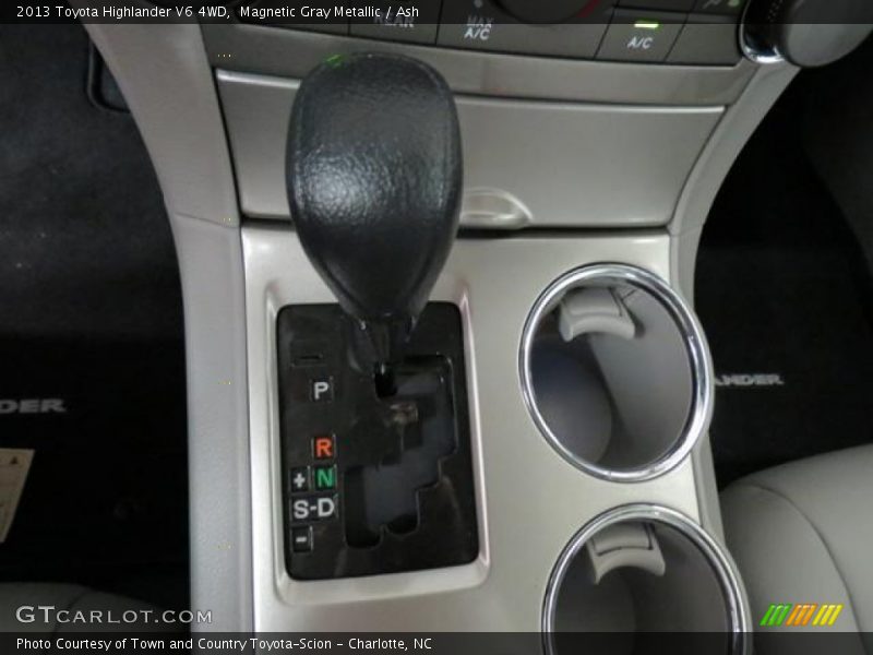 Magnetic Gray Metallic / Ash 2013 Toyota Highlander V6 4WD