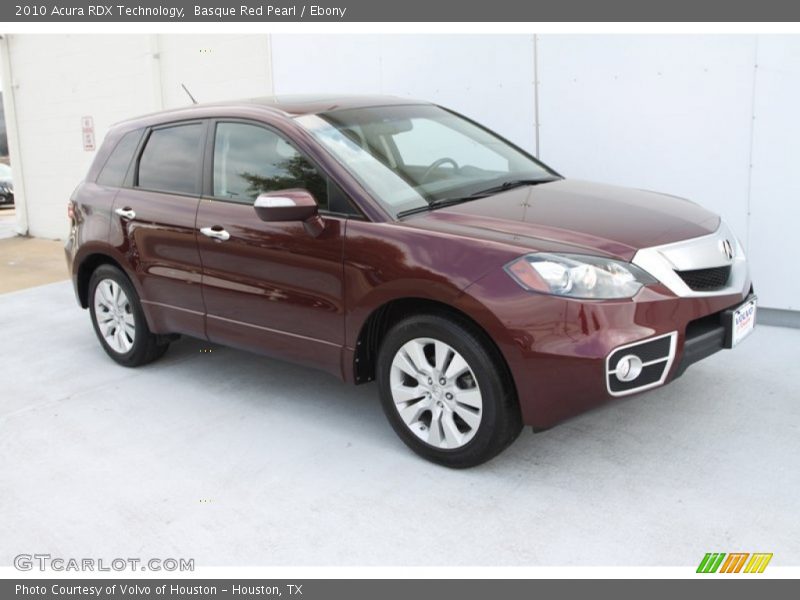 Basque Red Pearl / Ebony 2010 Acura RDX Technology