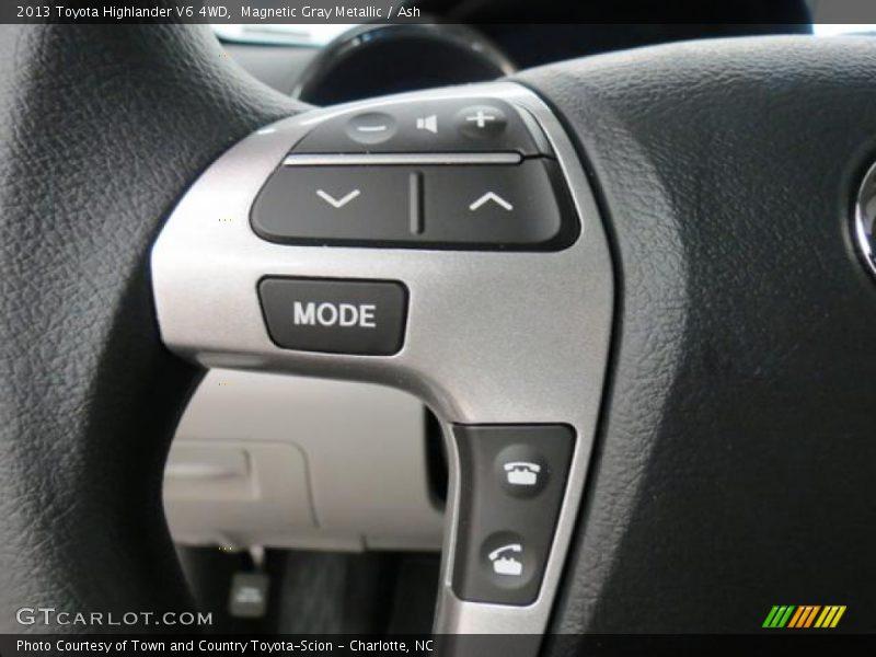 Magnetic Gray Metallic / Ash 2013 Toyota Highlander V6 4WD
