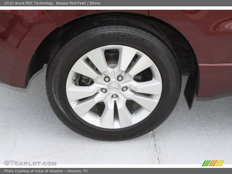 Basque Red Pearl / Ebony 2010 Acura RDX Technology