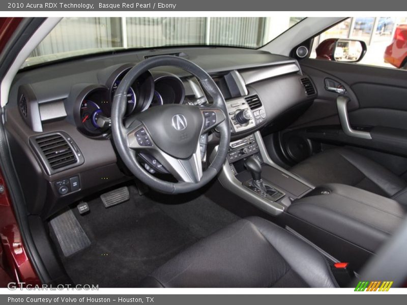 Basque Red Pearl / Ebony 2010 Acura RDX Technology