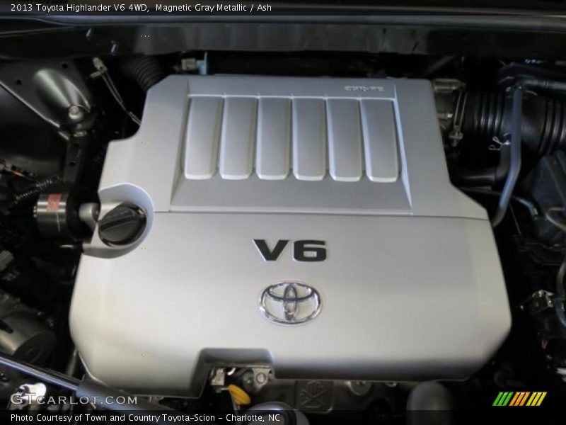Magnetic Gray Metallic / Ash 2013 Toyota Highlander V6 4WD