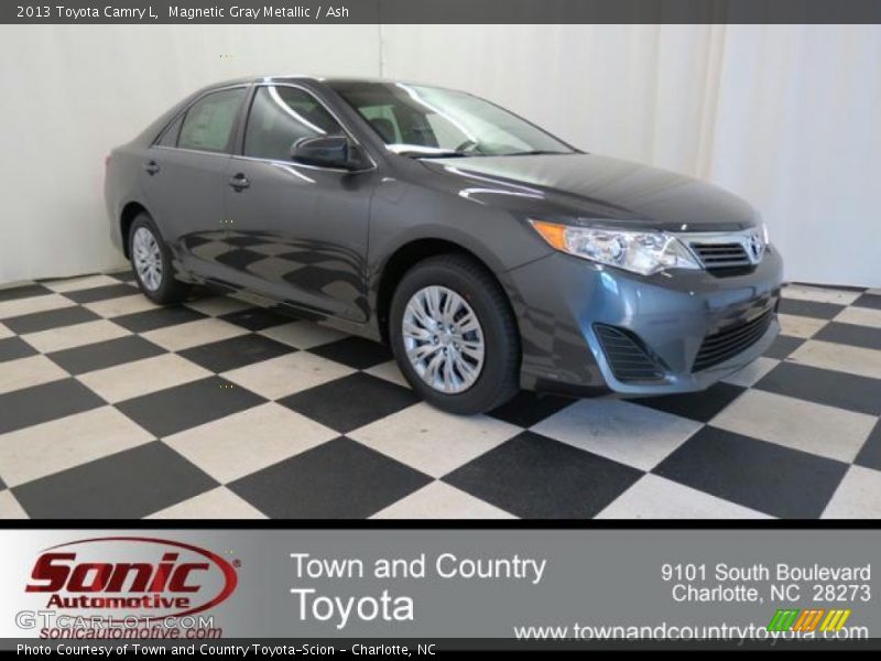 Magnetic Gray Metallic / Ash 2013 Toyota Camry L