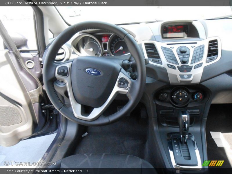 Violet Gray / Charcoal Black 2013 Ford Fiesta SE Hatchback