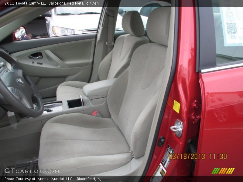 Barcelona Red Metallic / Ash 2011 Toyota Camry LE