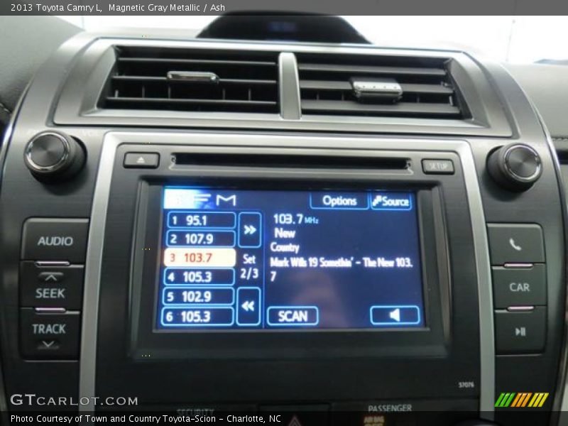 Magnetic Gray Metallic / Ash 2013 Toyota Camry L