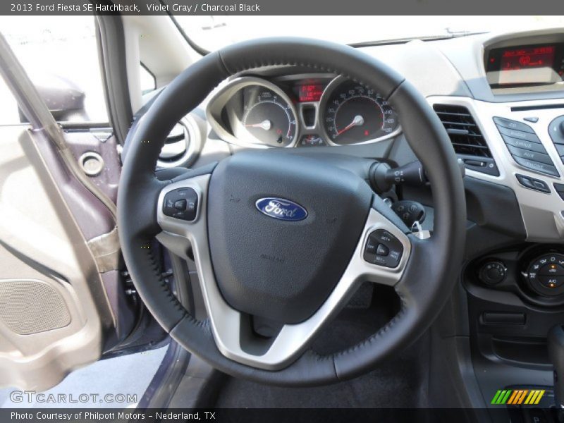 Violet Gray / Charcoal Black 2013 Ford Fiesta SE Hatchback
