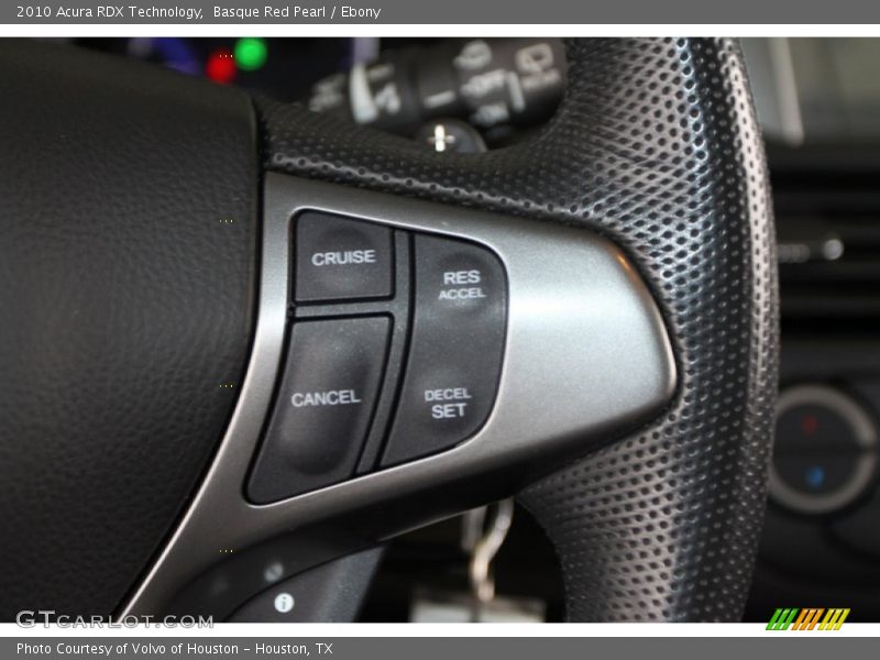 Basque Red Pearl / Ebony 2010 Acura RDX Technology