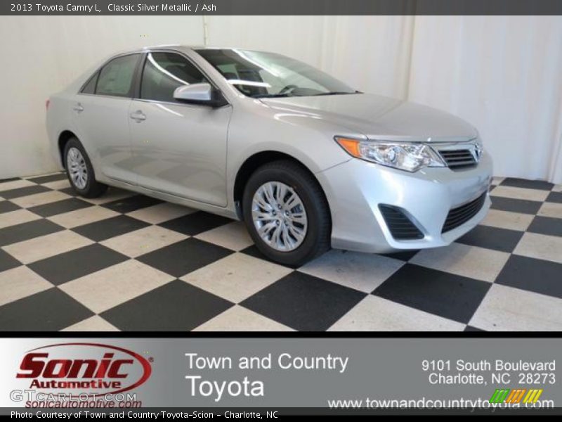 Classic Silver Metallic / Ash 2013 Toyota Camry L