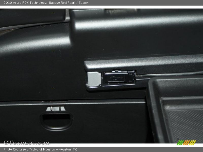 Basque Red Pearl / Ebony 2010 Acura RDX Technology