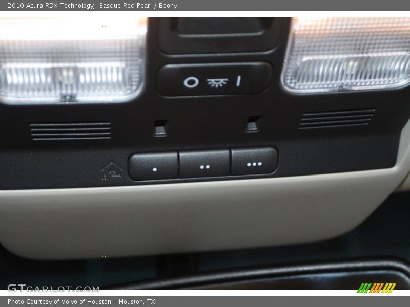 Basque Red Pearl / Ebony 2010 Acura RDX Technology