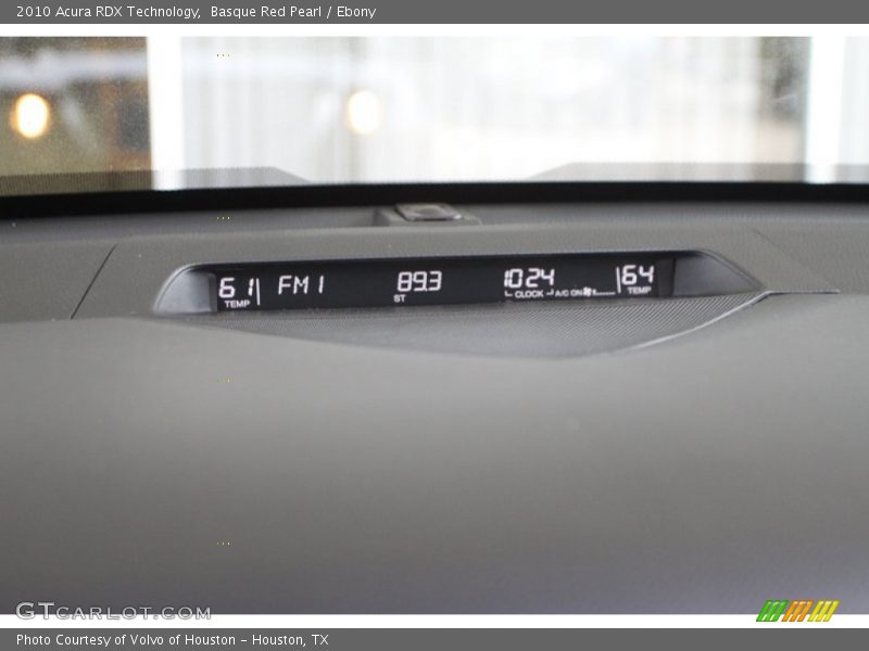 Basque Red Pearl / Ebony 2010 Acura RDX Technology