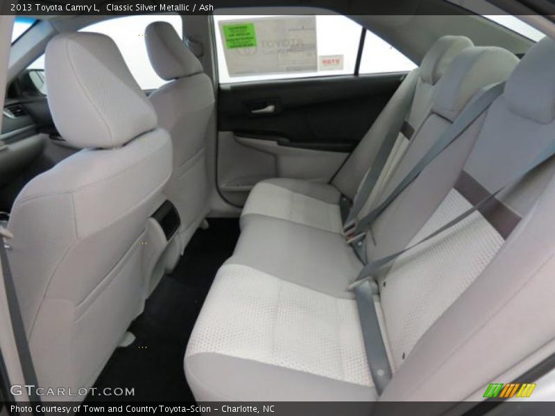 Classic Silver Metallic / Ash 2013 Toyota Camry L