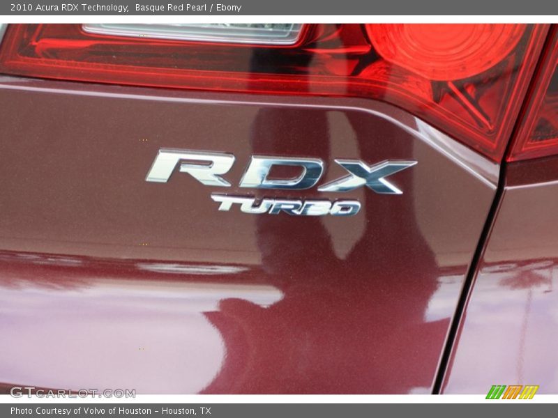 Basque Red Pearl / Ebony 2010 Acura RDX Technology