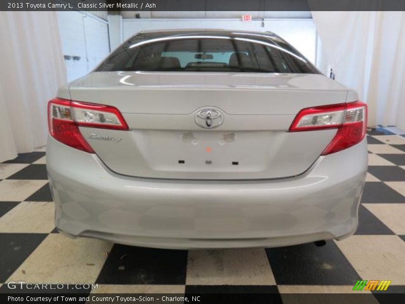 Classic Silver Metallic / Ash 2013 Toyota Camry L
