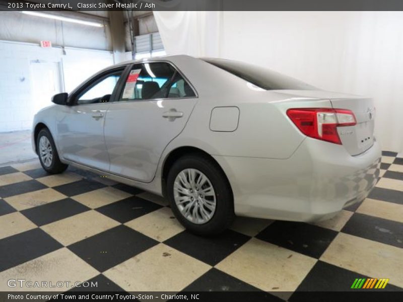 Classic Silver Metallic / Ash 2013 Toyota Camry L