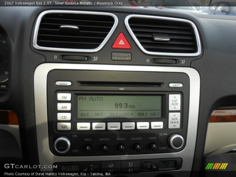 Silver Essence Metallic / Moonrock Grey 2007 Volkswagen Eos 2.0T