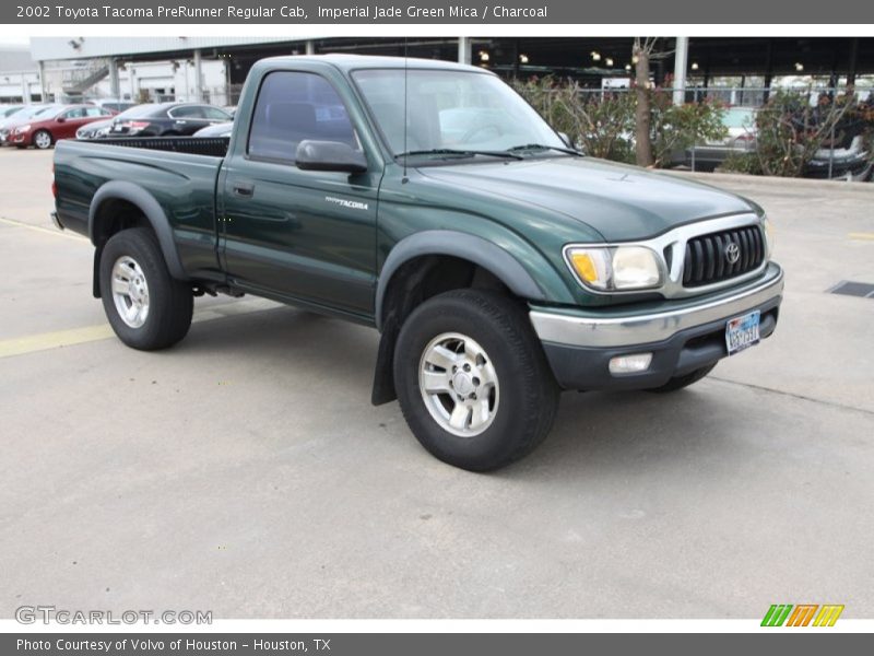 Imperial Jade Green Mica / Charcoal 2002 Toyota Tacoma PreRunner Regular Cab