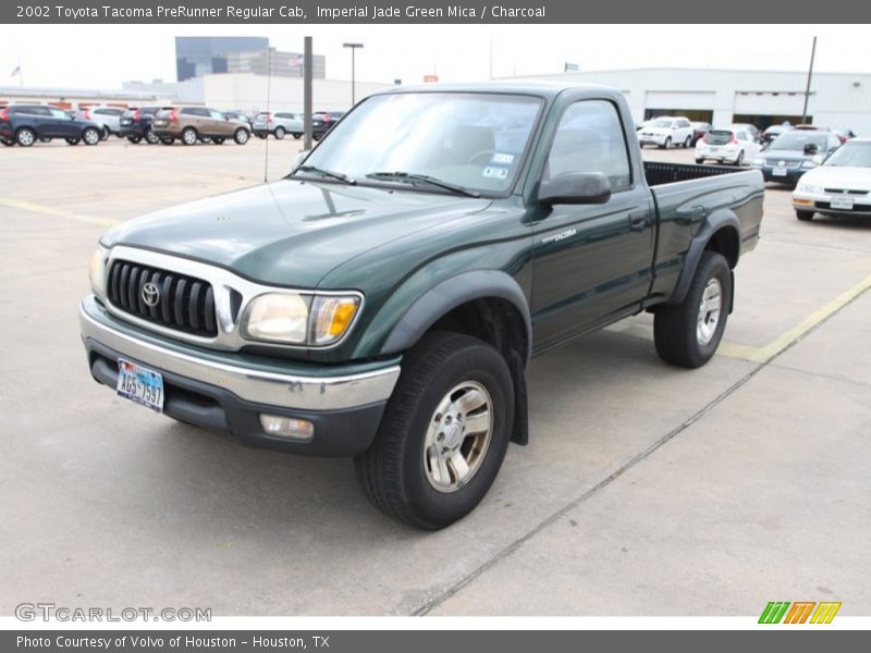 Imperial Jade Green Mica / Charcoal 2002 Toyota Tacoma PreRunner Regular Cab