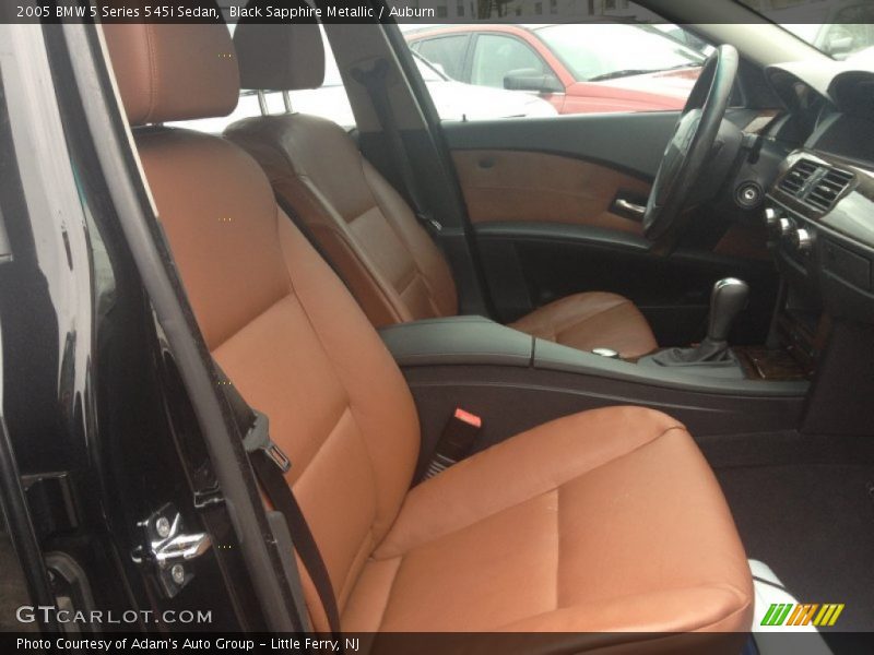  2005 5 Series 545i Sedan Auburn Interior