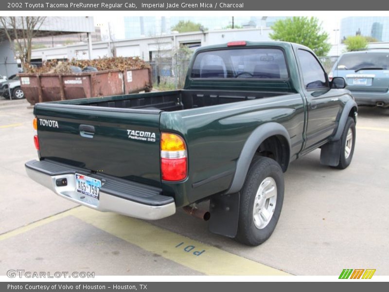 Imperial Jade Green Mica / Charcoal 2002 Toyota Tacoma PreRunner Regular Cab