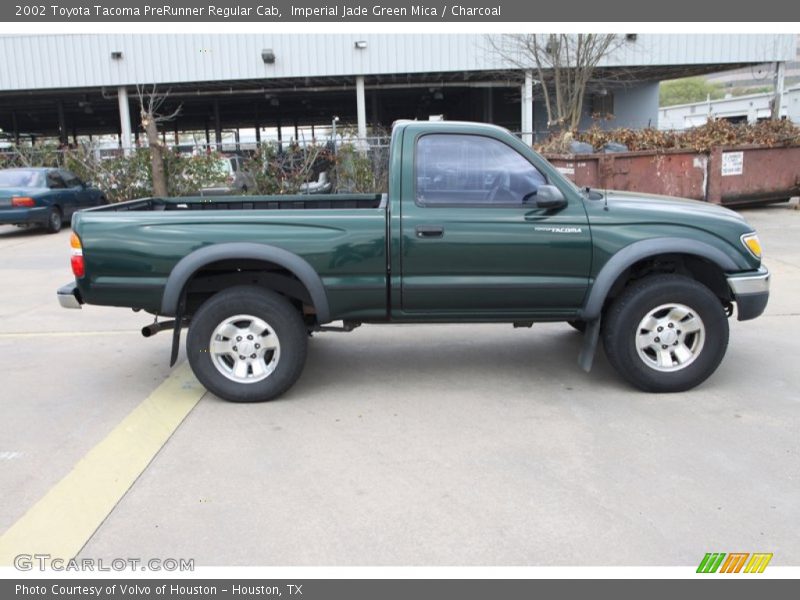 Imperial Jade Green Mica / Charcoal 2002 Toyota Tacoma PreRunner Regular Cab