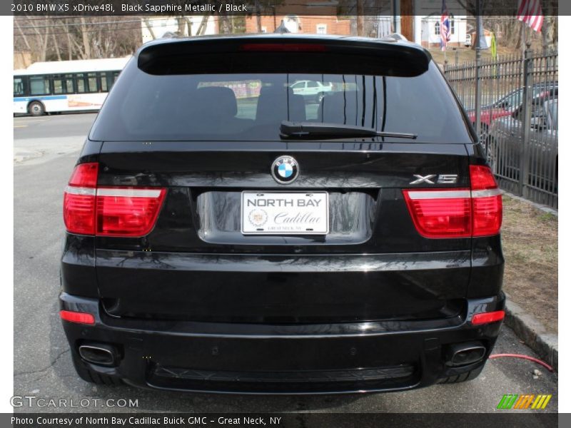 Black Sapphire Metallic / Black 2010 BMW X5 xDrive48i