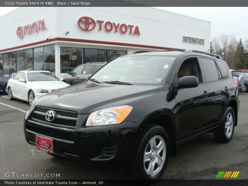 Black / Sand Beige 2010 Toyota RAV4 I4 4WD