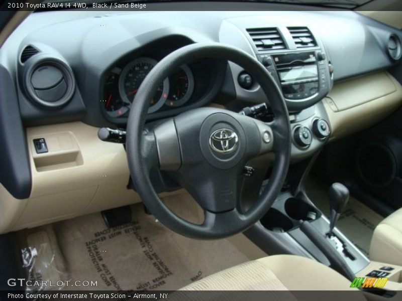 Black / Sand Beige 2010 Toyota RAV4 I4 4WD