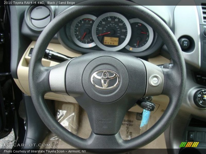 Black / Sand Beige 2010 Toyota RAV4 I4 4WD