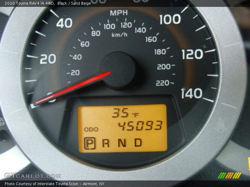 Black / Sand Beige 2010 Toyota RAV4 I4 4WD