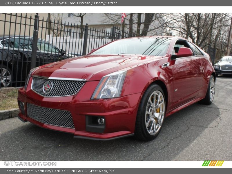 Crystal Red Tintcoat / Ebony/Saffron 2012 Cadillac CTS -V Coupe