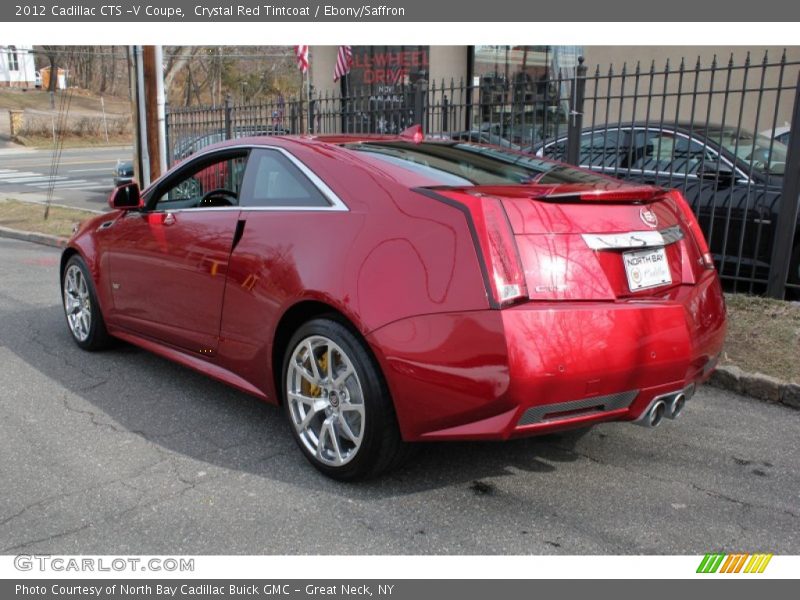 Crystal Red Tintcoat / Ebony/Saffron 2012 Cadillac CTS -V Coupe