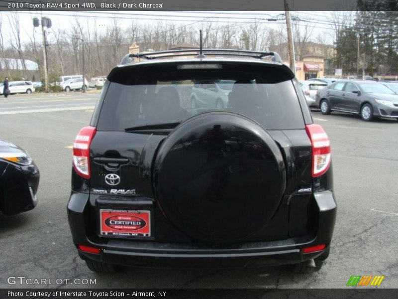 Black / Dark Charcoal 2010 Toyota RAV4 Sport 4WD