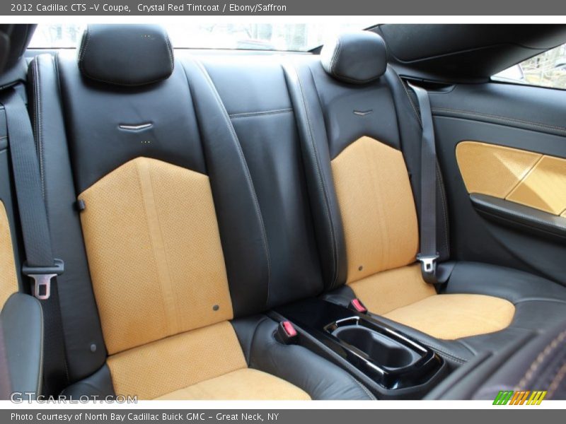 Rear Seat of 2012 CTS -V Coupe