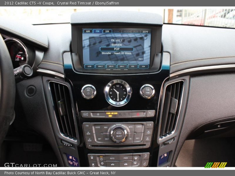 Controls of 2012 CTS -V Coupe