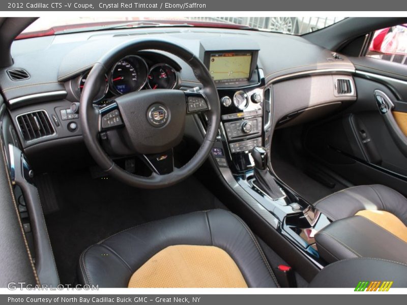Ebony/Saffron Interior - 2012 CTS -V Coupe 